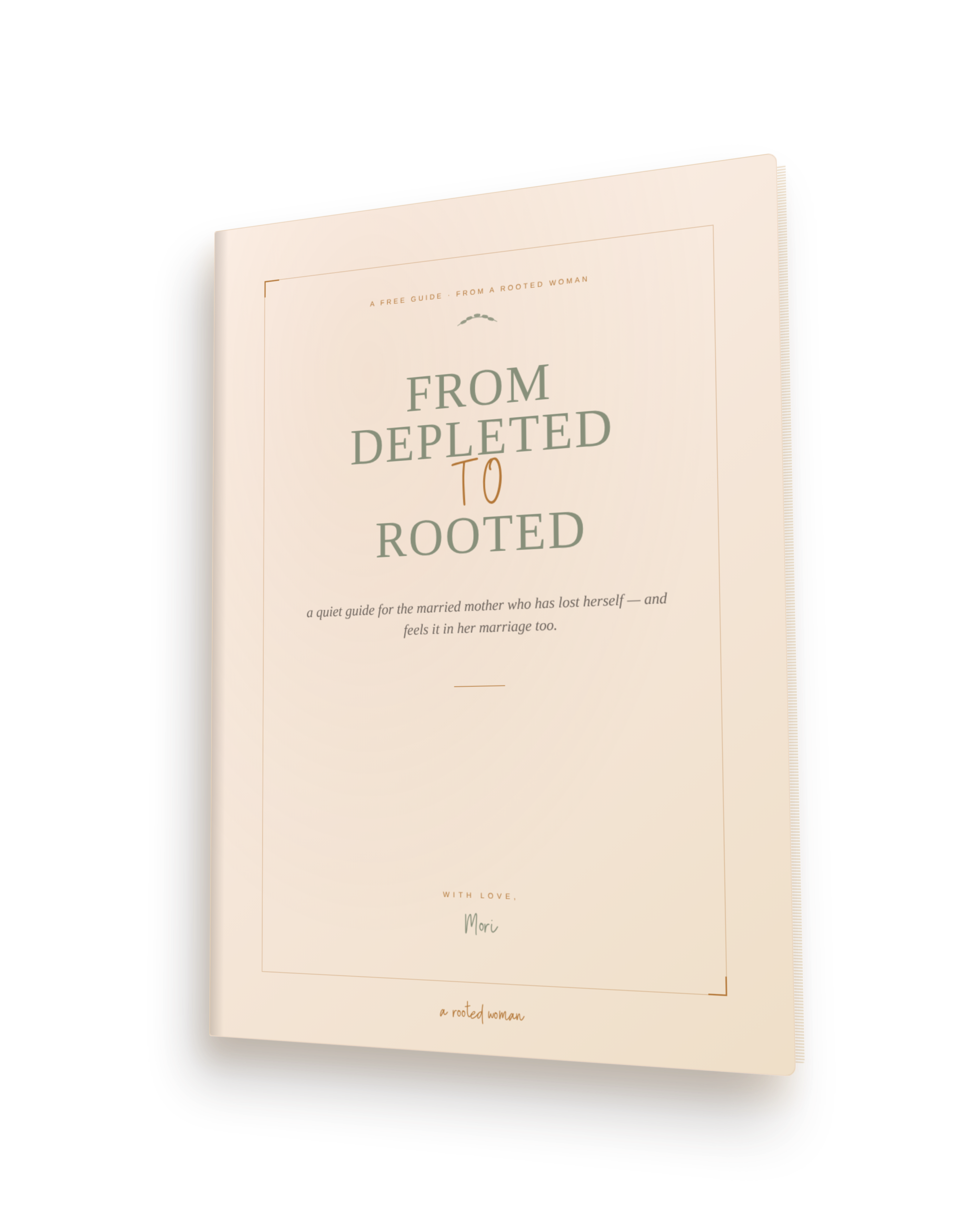 From Depleted to Rooted — free guide cover by Mori